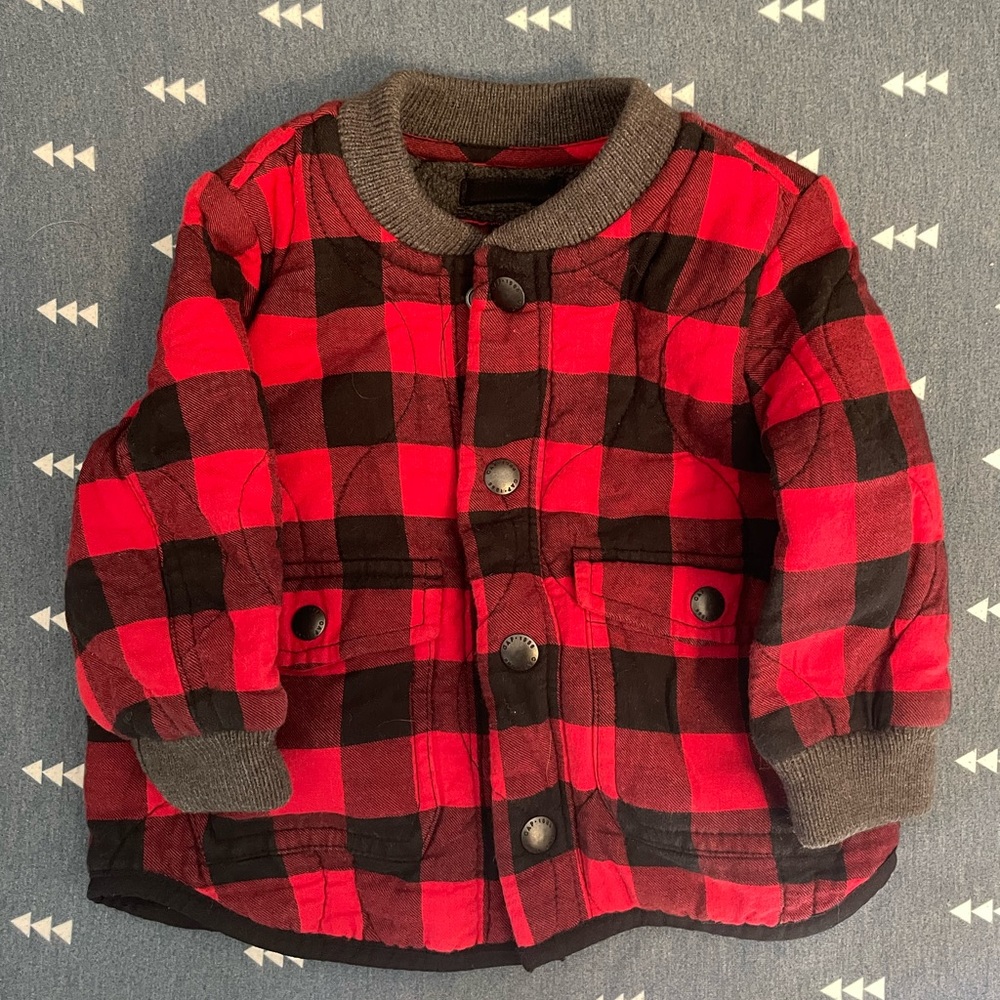 🌿2/$20 Gap plaid bomber jacket